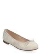 Biamadison Ballerina Suede Ballerinasko Ballerinaer White Bianco