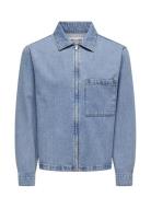 Onsjeppe 9628 Azg Dnm Jacket Dongerijakke Denimjakke Blue ONLY & SONS