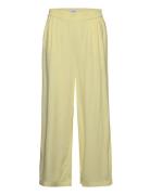 Rodebjer Sigrid Twill Bottoms Trousers Wide Leg Cream RODEBJER