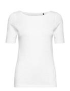 T-Shirts Short Sleeve Tops T-shirts & Tops Short-sleeved White Marc O'...