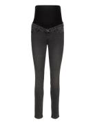 Trousers Denim Mom Clara Blac Bottoms Jeans Skinny Grey Lindex