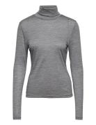 Sividagz Wool Rollneck Tops T-shirts & Tops Long-sleeved Grey Gestuz