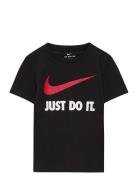 Nkb Swoosh Jdi Ss Tee Sport T-shirts Short-sleeved Black Nike