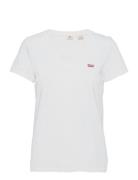 Perfect Vneck White + Cotton Tops T-shirts & Tops Short-sleeved White ...