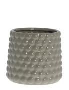 Dotsie Flower Pot Home Decoration Flower Pots Grey Lene Bjerre