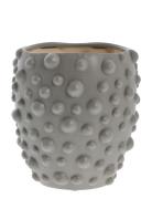 Doelle Flower Pot Home Decoration Flower Pots Grey Lene Bjerre