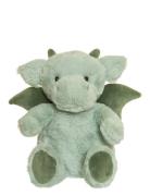 Dino With Wings Toys Soft Toys Stuffed Animals Green Teddykompaniet