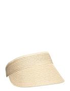 Straw Sun Visor Sport Headwear Caps Beige Röhnisch