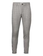 Pisa Len Check Pant Bottoms Trousers Formal Grey Gabba