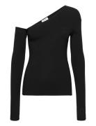 Nicole Top Tops T-shirts & Tops Long-sleeved Black Filippa K