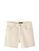 Nlfcolizza Twi Hw Mom Shorts Bottoms Shorts Cream LMTD