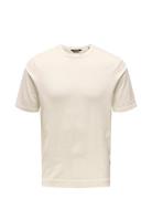 Onswyler Life 14 Ss Knit Tops T-shirts Short-sleeved White ONLY & SONS