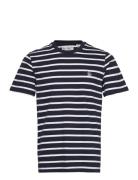 Org Jrsy Breton Tee Tops T-shirts Short-sleeved Navy Original Penguin