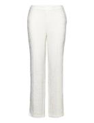 Tanja Pant Bottoms Trousers Straight Leg White A-View