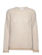 Paida Knit Sweater Tops Knitwear Jumpers Beige Noella