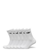 Tr Crew S 6P Sport Socks Regular Socks White Adidas Originals