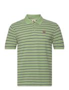 Levis Hm Polo Hopscotch Stripe Tops Polos Short-sleeved Green LEVI´S M...