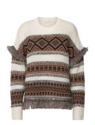 Ann Sweater Tops Knitwear Jumpers Cream ODD MOLLY