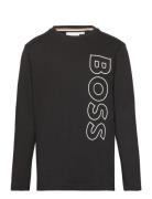 Long Sleeve T-Shirt Tops T-shirts Long-sleeved T-shirts Black BOSS