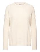 Onlbella Life Ls Detail O-Neck Cc Knt Tops Knitwear Jumpers Cream ONLY