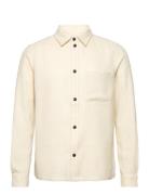 Kevin Bouclé Shirt Tops Shirts Casual Cream Les Deux