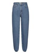 Slfemma Hw Aqua Blue Denim Jogger Jeans Bottoms Jeans Straight-regular...