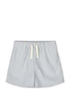 Madison Stripe Shorts Bottoms Shorts Blue Liewood