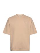 M. Relaxed Tee Designers T-shirts Short-sleeved Beige HOLZWEILER