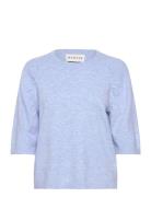 Manya Tops Knitwear Jumpers Blue Munthe