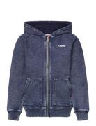 Levi's® Logo Indigo Full Zip Hoodie Tops Sweat-shirts & Hoodies Hoodie...