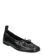 Rosalind Brown Leather Ballet Flats Ballerinasko Ballerinaer Black ALO...