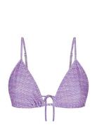 Tiwa Bikini Top Swimwear Bikinis Bikini Tops Triangle Bikinitops Purpl...