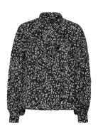 Gaelle Tops Blouses Long-sleeved Black Ted Baker London