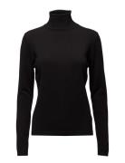 Srmarla Rollneck Knit Tops Knitwear Turtleneck Black Soft Rebels