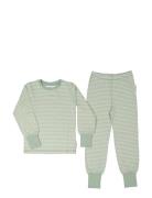 Two Pcs Pyjamas Classic Pyjamas Sett Green Geggamoja