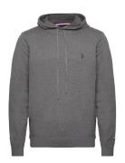 Geran Ho Co Uspa M Knit Tops Knitwear Round Necks Grey U.S. Polo Assn.