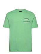 Racquet Club Graphic T-Shirt Tops T-shirts Short-sleeved Green Lyle & ...