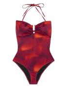 Kallygz Swimsuit Badedrakt Badetøy Red Gestuz