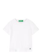 T-Shirt Tops T-shirts Short-sleeved White United Colors Of Benetton