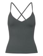 Studio Rib Strap Tank Sport T-shirts & Tops Sleeveless Grey Björn Borg