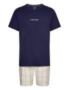 S/S Short Set Pyjamas Blue Calvin Klein