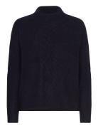 Onlamber Ls Highneck Knt Tops Knitwear Jumpers Navy ONLY