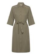 Fqlava-Dress Knelang Kjole Khaki Green FREE/QUENT