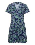 Benedetta Meadow Vnk Dress Kort Kjole Blue French Connection