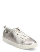 Women Lace-Up Lave Sneakers Silver Tamaris