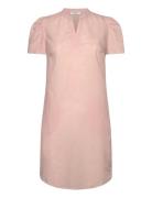 Voile Shirt Dress Kort Kjole Pink Rosemunde