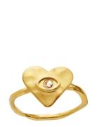 Cassia Ring Ring Smykker Gold Maanesten