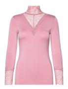 Sc-Marica Tops T-shirts & Tops Long-sleeved Pink Soyaconcept