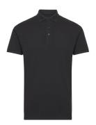 Albert Ss Organic Recycle Tops Polos Short-sleeved Black Kronstadt