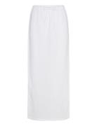 Samira Skirt Langt Skjørt White Noella